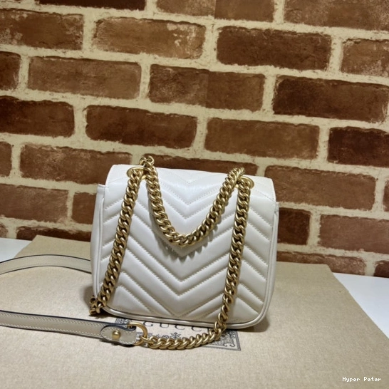 Hyperpeter mini Gucci bag-18*15*8CM shoulder Marmont GG 0727